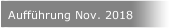 Aufführung Nov. 2018